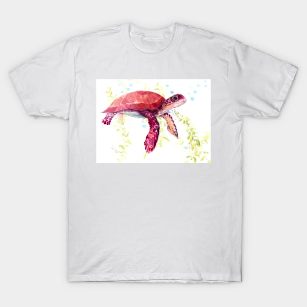 Babe Sea Turtle T-Shirt by surenart